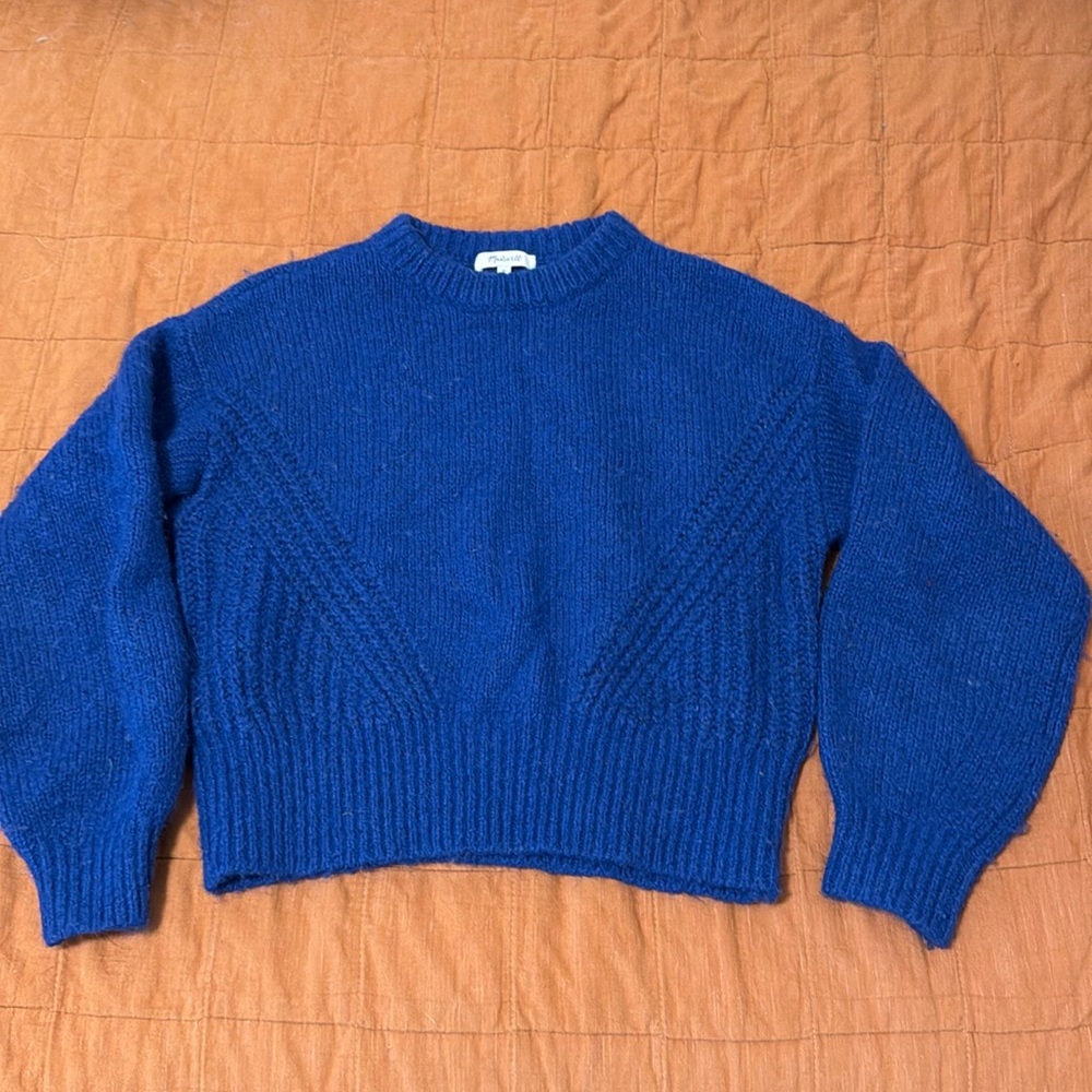 Colbalt Madewell sweater in size S
